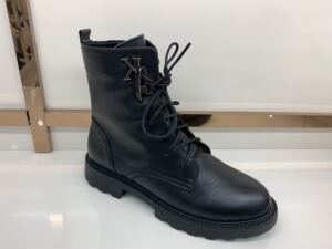 保罗骑士女鞋2020真皮马丁休闲平底软底高帮短靴女皮鞋08w5632