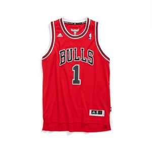 nba公牛队罗斯1号球衣au全刺绣球员版复古宽松透气