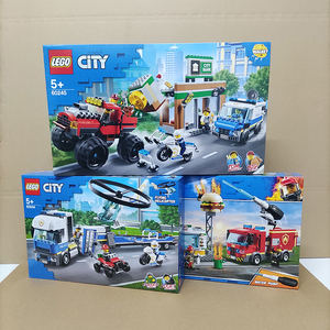 lego 乐高60245 60214汉堡店消防救援 60244警用直升机运输车