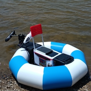 新品橡皮艇加厚硬底充气电动钓鱼船简单便携单人路亚皮艇划艇渔船