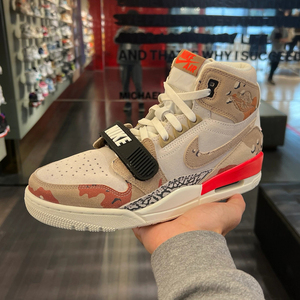 jordan air _ 耐克男鞋air jordna 312 aj312沙漠迷彩高帮实战篮球鞋