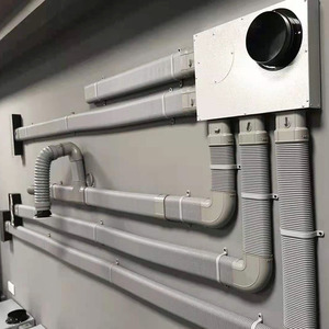 vs在线淘宝地送风家用新风系统商用中央空调通风管道地送风扁管变径