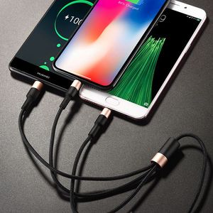 适用hoco浩酷x26速派苹果11接口充电线一拖三快充线type-c数据线