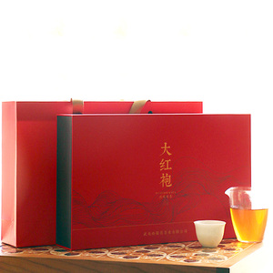 武夷山岩茶 大红袍茶叶礼盒装 送礼礼品红茶福建乌龙茶肉桂茶好茶