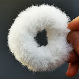 双马尾白色毛毛发圈绒毛毛绒软妹lolitajk可爱少女心发绳头绳发饰