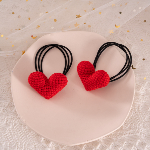 00唯美生活1314淘宝日韩版合金珍珠咖啡系头绳网红发圈扎头发皮筋