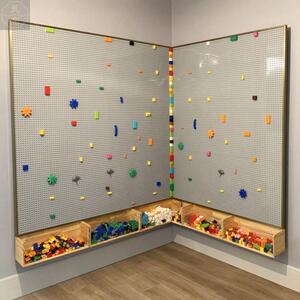 乐高积木底板上墙