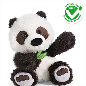 韩国代购进口德国NICI大熊猫拿竹子竹叶公仔毛绒玩具玩偶娃娃礼物