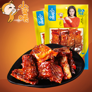 小安喂 麻辣鱼块香辣风味鱼 即食零食熟食湖南特产 棒棒鱼90克