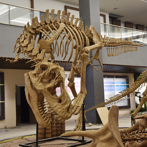 大型仿真恐龙骨架化石侏罗纪公园景观霸王龙摆件模型博物馆展示