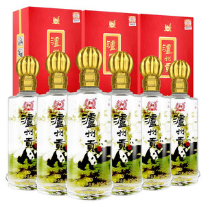 泸州老窖 泸州贡酒a9 52度白酒 熊猫礼盒酒 500ml*6瓶 整箱
