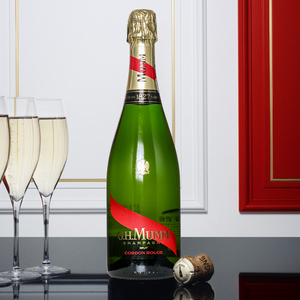 玛姆红带香槟 gh mumm 葡萄酒起泡酒 天然型高泡气泡酒 法国洋酒