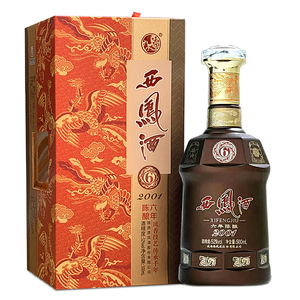 52度西凤酒六年陈酿 新版高度西凤6年 凤香型白酒 单瓶 500ml*1瓶