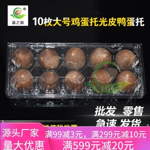 塑料透明10枚大号鸡蛋托洋鸡蛋包装光皮鸭蛋变蛋鸡蛋礼品盒包邮