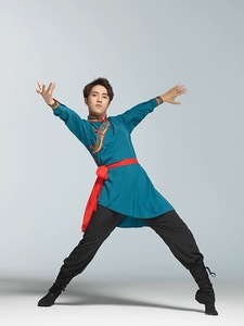 蒙古舞蹈艺考演出服装男女蒙族草原舞练功服新款少数民族藏族男士