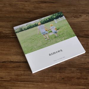 简约文艺照片书/艺术微喷/软皮定制封面蝴蝶装/画册定制/青空馆