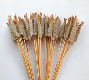 青虾小串小虾串虾串油炸烧烤铁板小串商用新鲜基围虾串一件2000串