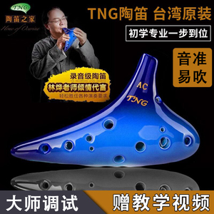 台湾TNG陶笛乐器12孔AC调银河十二孔陶笛儿童中音C调专业演奏