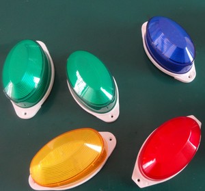 220伏椭圆形频闪灯 红色,黄色,,蓝色,绿色,白色LED点光源招牌灯