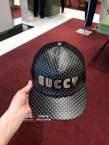 顿顿欧洲代购正品 Gucci/古奇双G网眼鸭舌棒球帽子