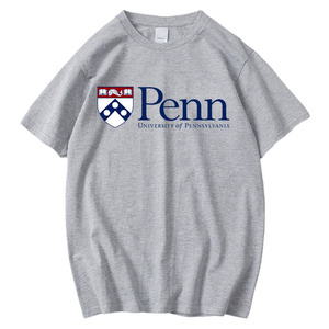 美国宾夕法尼亚大学短袖t恤宾大UPenn学生男女纯棉圆领文化衫衣服