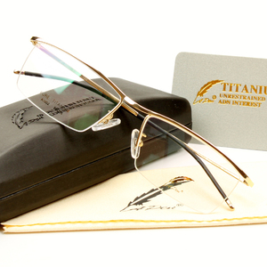 眼镜框钛一支笔