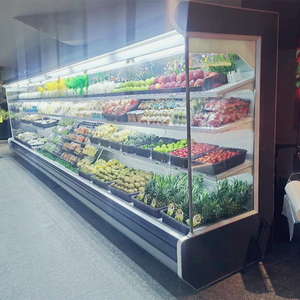 雪锐龙风幕柜超市蔬菜水果保鲜柜便利店饮料冷藏柜立式风冷展示柜