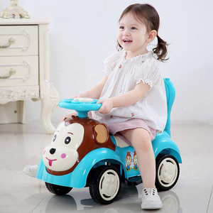 儿童扭扭车1-3岁宝宝滑行车2带音乐玩具四轮可坐防侧翻滑滑溜溜车