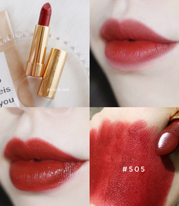 gucci古驰古奇亮泽小碎花口红508#203丝绒哑光金管302滋润唇膏3.