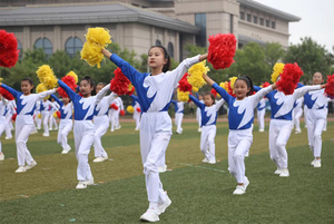 儿童广播体操啦啦队演出服中小学生运动会健美操团体舞蹈表演服装