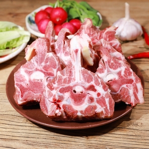 新鲜羊蝎子羔羊脊骨冷冻羊骨材料炖火锅底料生羊肉草原放养500g