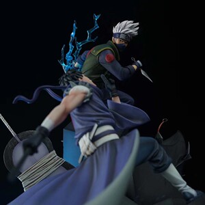 tot 宇智波带土卡卡西对战 忍者gk限量雕像手办模型