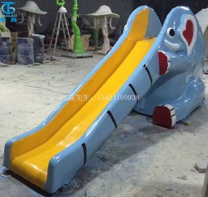 【厂家直销】大型水上乐园设备 玻璃钢滑梯 喷水小品