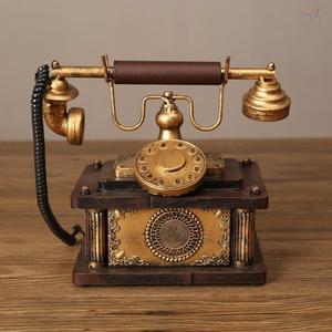 复古老式电话机座机宿舍装饰小摆件老上海民国怀旧古董老物件道具