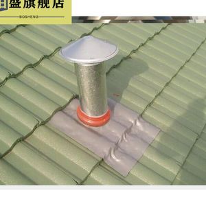 柴火灶烟囱排烟管180不锈钢抽油烟机烟冲罩外墙出风口防风帽雨帽