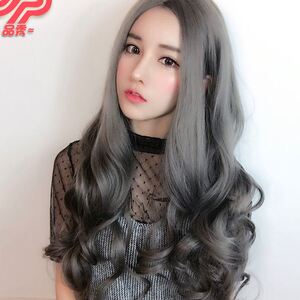 品秀假发女大头皮中分长卷发大波浪假头套长发逼真整顶中分假发套