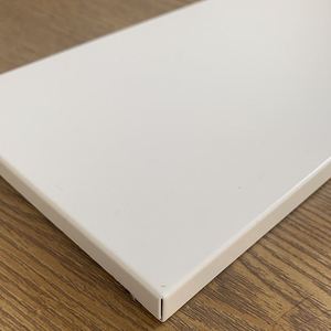 金属复合钢制墙板 10烤漆钢板复合12mm石膏板 工行白色钢制墙板