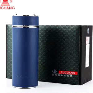 富光牌唯臻工艺杯fgl3402 真空保温防漏竹炭净化水杯茶杯礼盒装