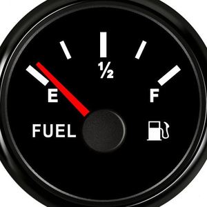 燃油表52mm指针式电阻值油箱数显油量显示器油位提示圆形表头油8