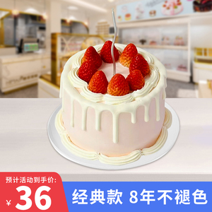 2024新款水果蛋糕模型仿真奶油塑胶生日蛋糕橱窗展示模型样品定制