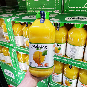 美国sam超市NFC非浓缩番石榴苹果橙汁猕猴桃原榨混合苹果汁葡萄汁