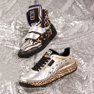 代购彪马puma x paul stanley斯坦利联名摇滚豹纹男子休闲板鞋