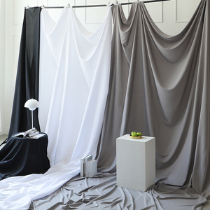 光白布背景墙纸装饰挂布拍ins风幕布静物道具纯色背景支架34人付款18