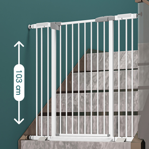 楼梯口防护栏儿童安全门栏婴儿围栏室内宝宝栏杆隔离门宠物栅栏门
