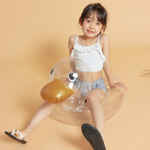 儿童泳衣女童夏分体比基尼游泳衣2021新款可爱宝宝小中大女童泳装