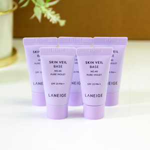 韩国兰芝隔离霜中小样5ml紫色保湿持久打底提亮妆前乳