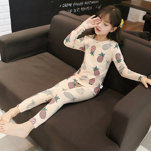 儿童内衣套装加厚加绒秋冬季女大童童装秋衣秋裤小女孩衣服保暖衣