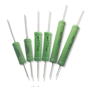 rx21型被漆绿色引线陶瓷线绕电阻器 6w10w1r2r5r62r100r1k20k欧姆