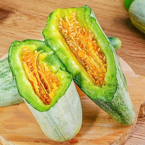 【现摘现发】山东头茬羊角蜜瓜甜瓜当季水果脆甜多汁5斤包邮