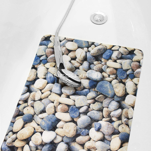 Janeouya欧式创意PVC布复合时尚鹅卵石浴室防滑垫浴缸地垫